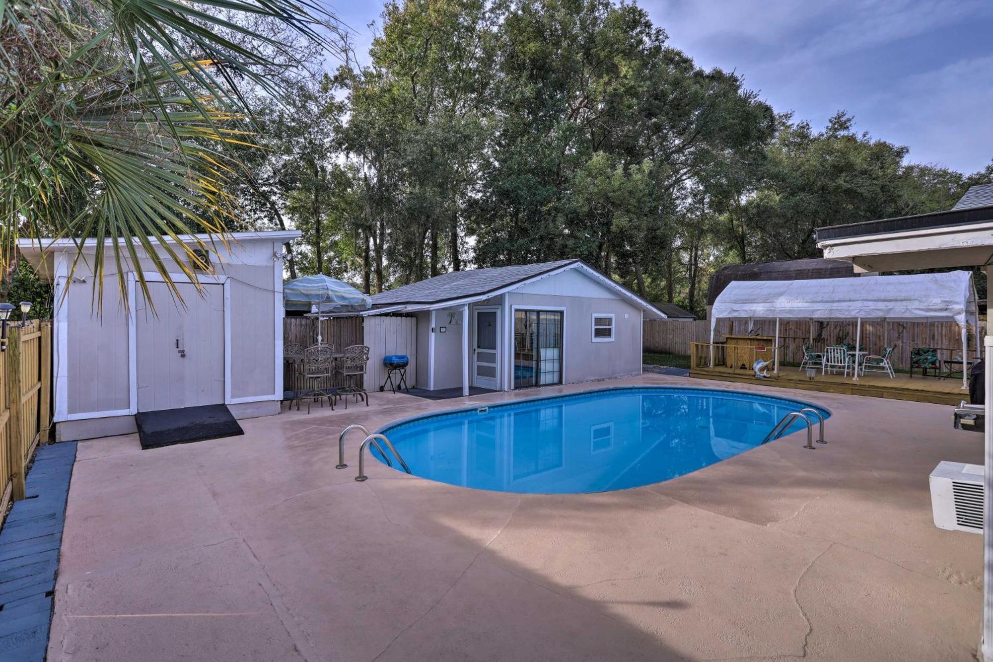 Fern Park Pool House With Private Patio And Fire Pit! Villa Orlando Bagian luar foto